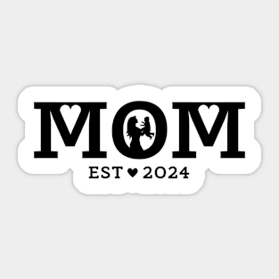 Mom est 2024 New Mom Sticker